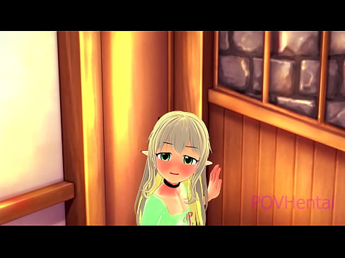 ❤️ (Spąstai) Elfų tarnaitė padeda nusiprausti veidą. ❤️ Dulkinimo video prie mūsų ❌